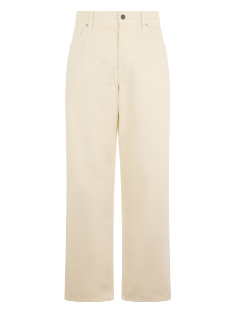 Loose and straight cotton pants