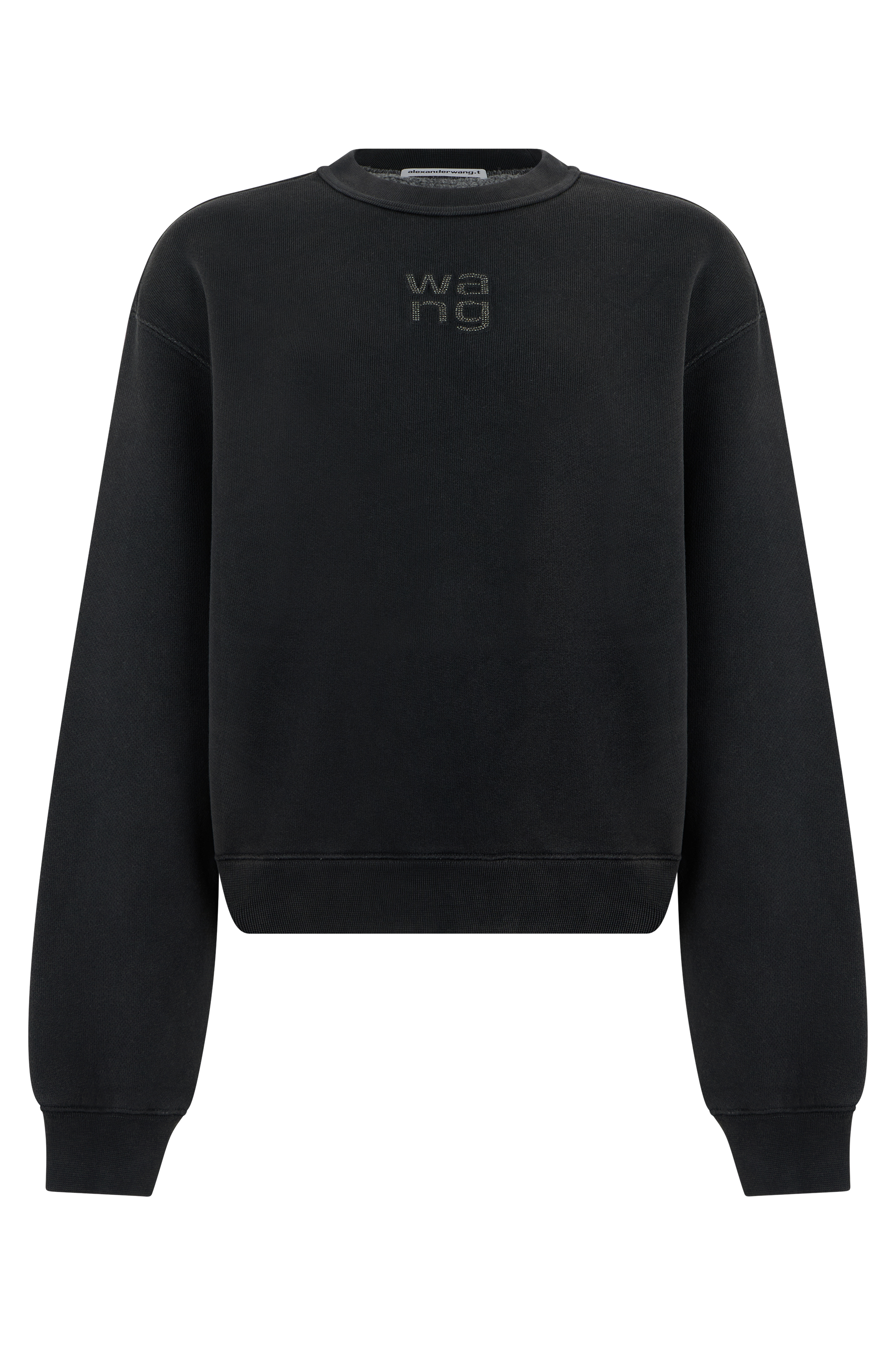 Crew neck sweatshirt in cotton