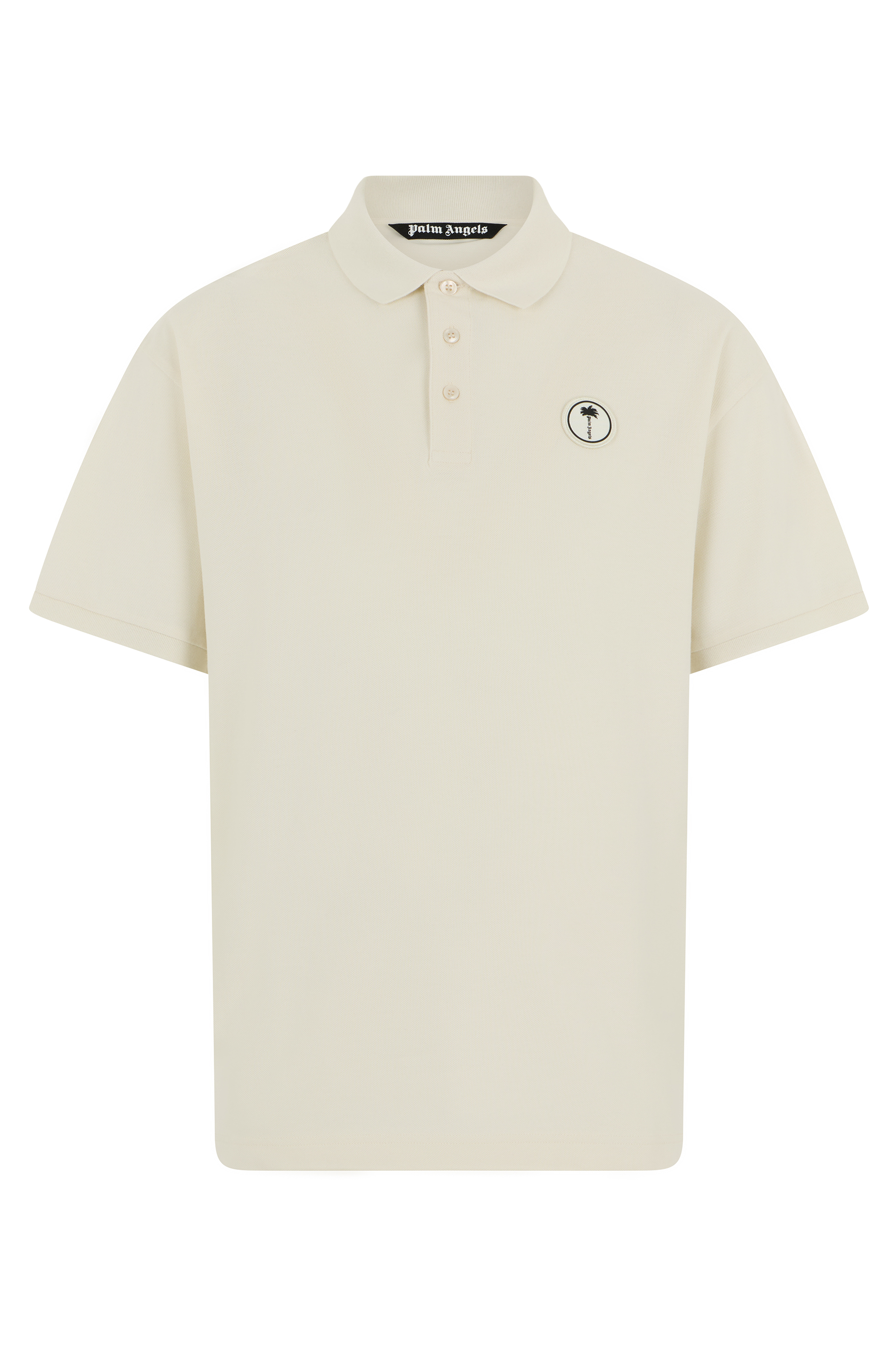 Cotton polo with short sleeves