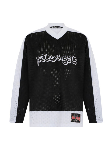Long sleeve mesh T-shirt