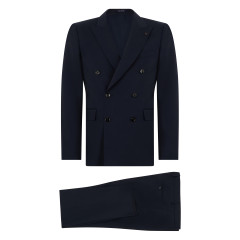 Double-breasted jacket in virgin wool