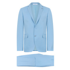 Single-breasted jacket in virgin wool