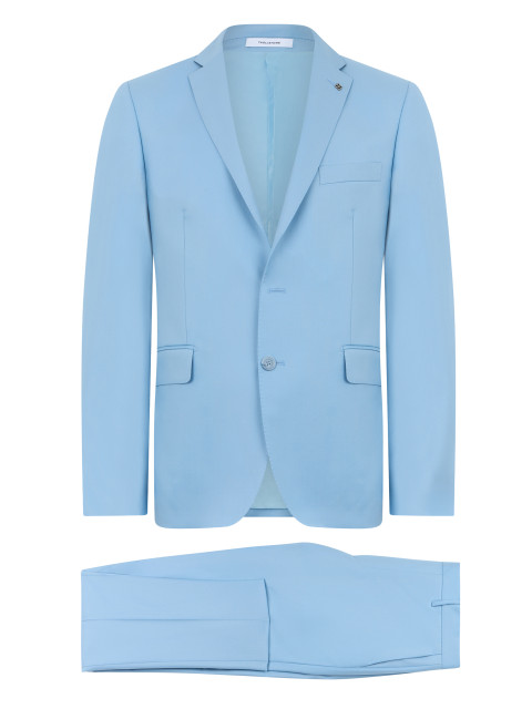 Single-breasted jacket in virgin wool