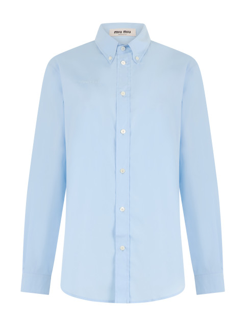 Shirt in poplin cotton