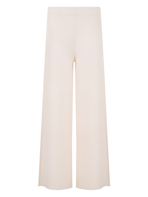 Palazzo pants in a wool and cashmere blend