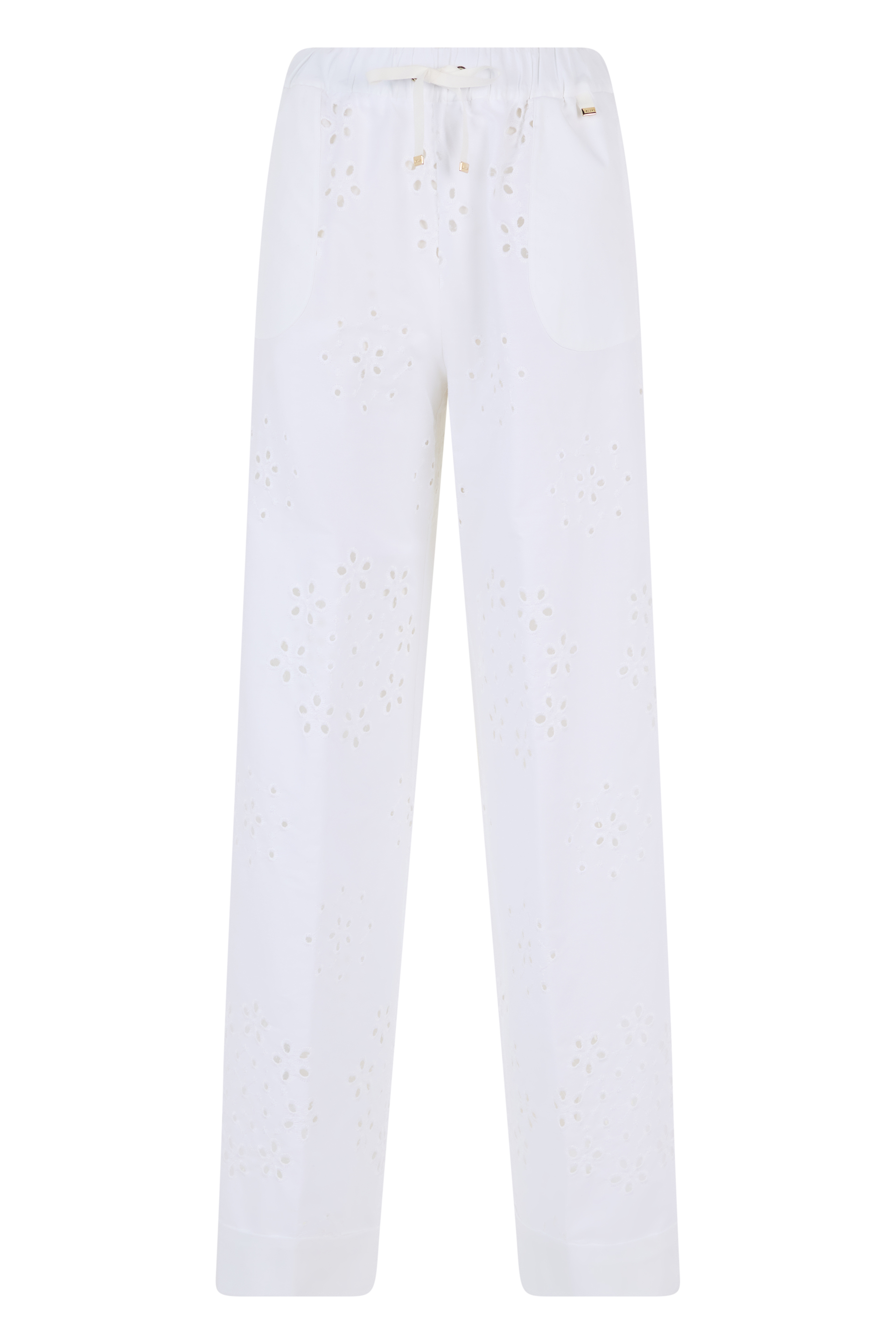 Straight lace sangallo pants
