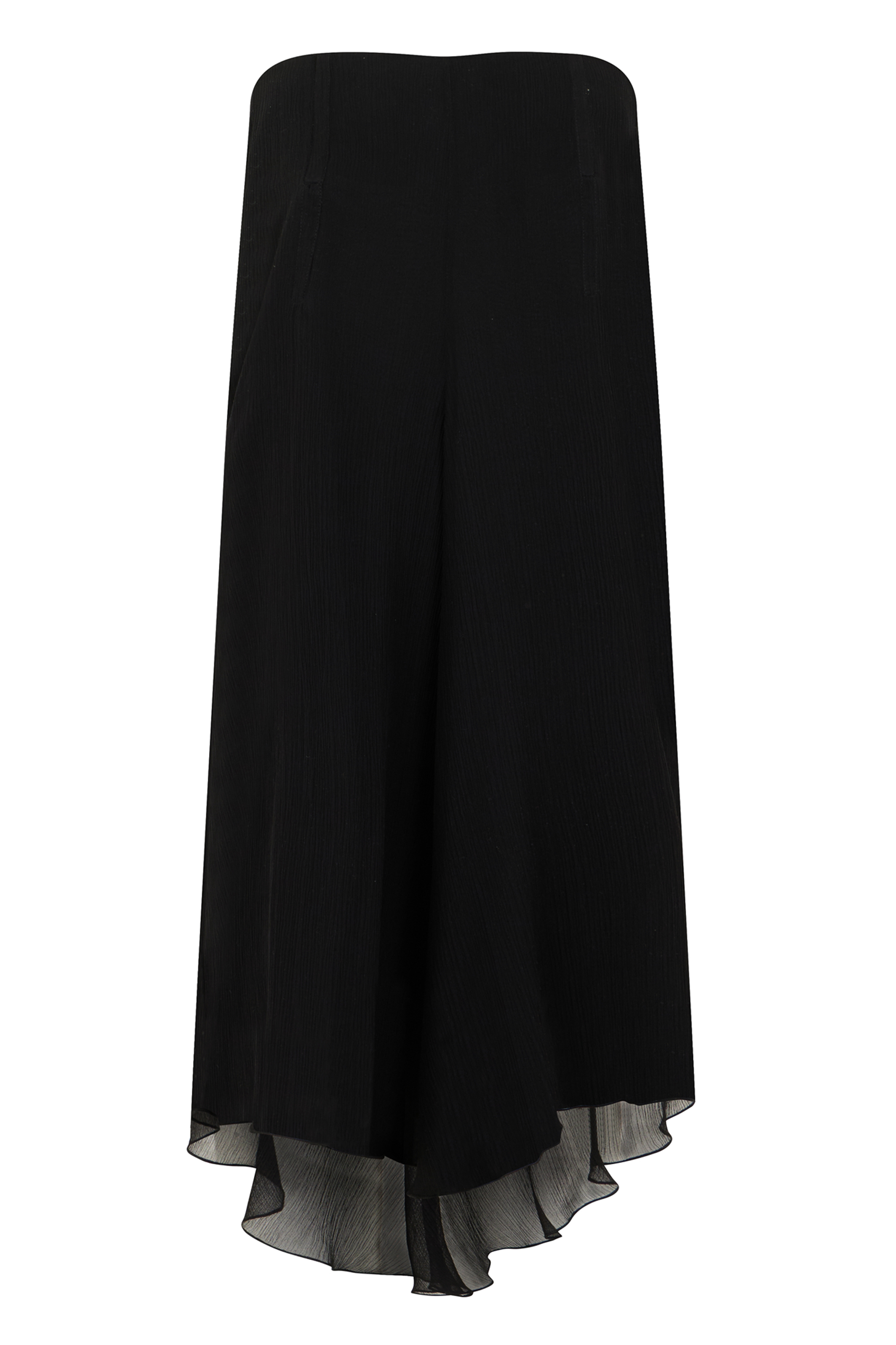 Flared midi skirt