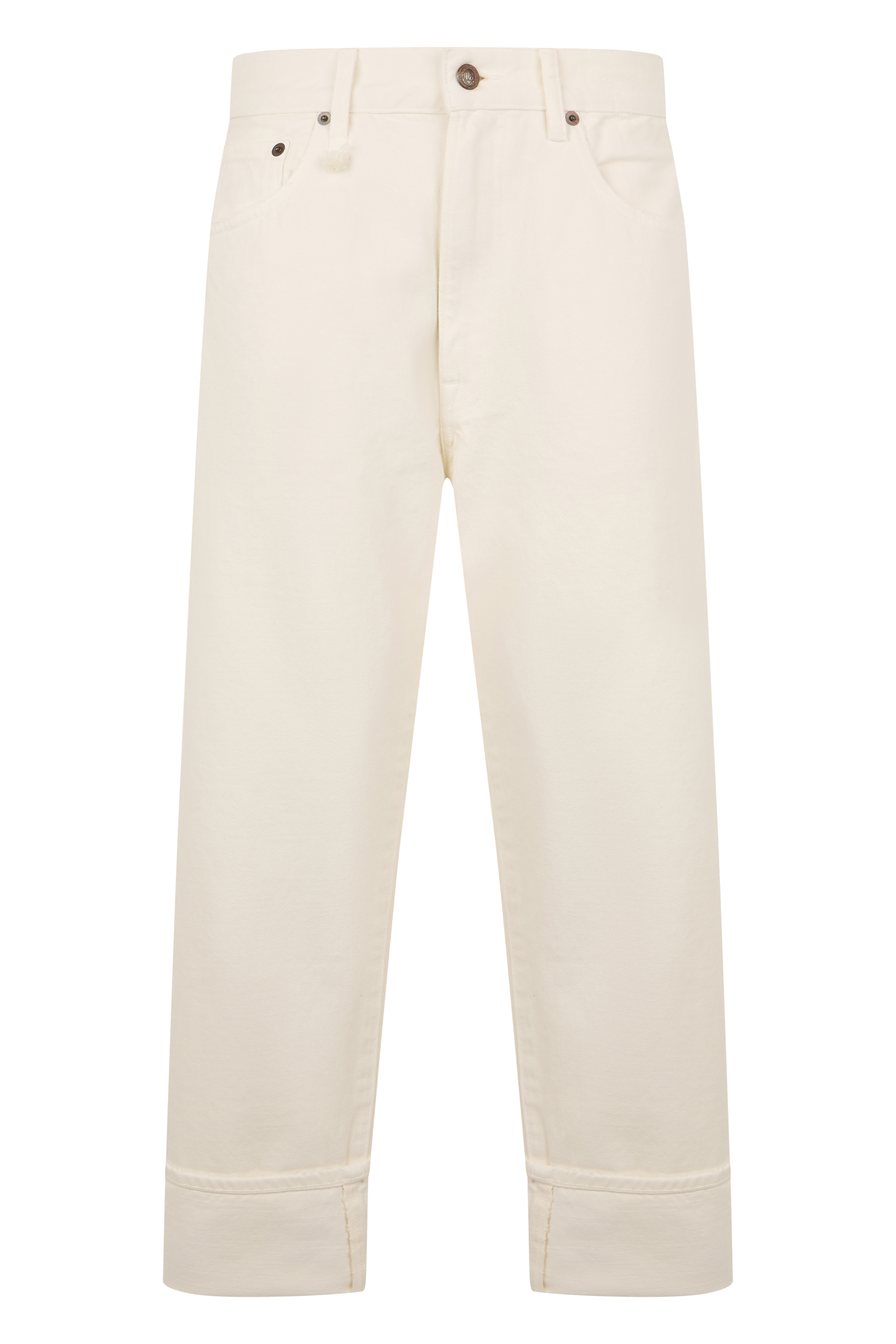Crop jeans in cotton