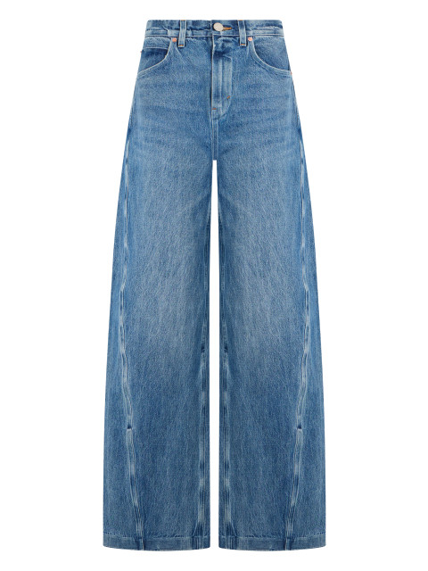 Loose jeans in cotton