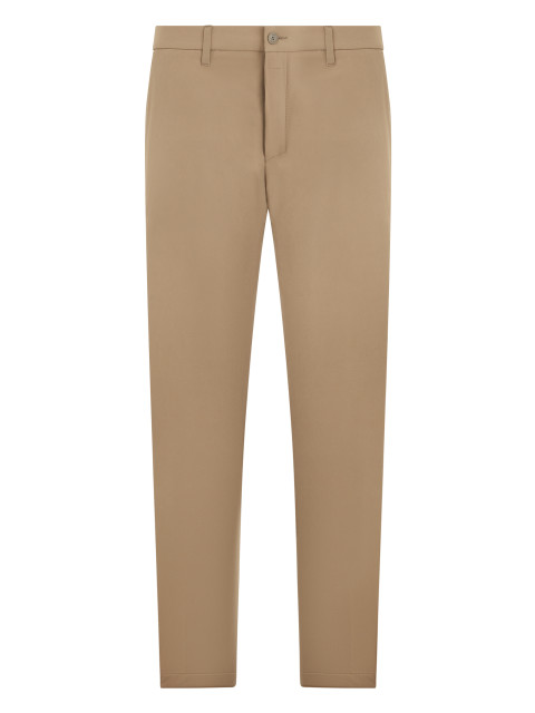 Slim fit pants in elastic fabric