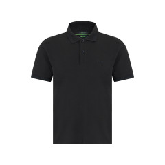 Cotton polo with short sleeves