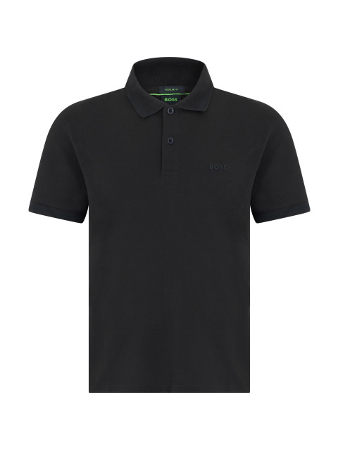 Cotton polo with short sleeves