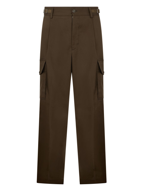 Long cargo pants in cotton