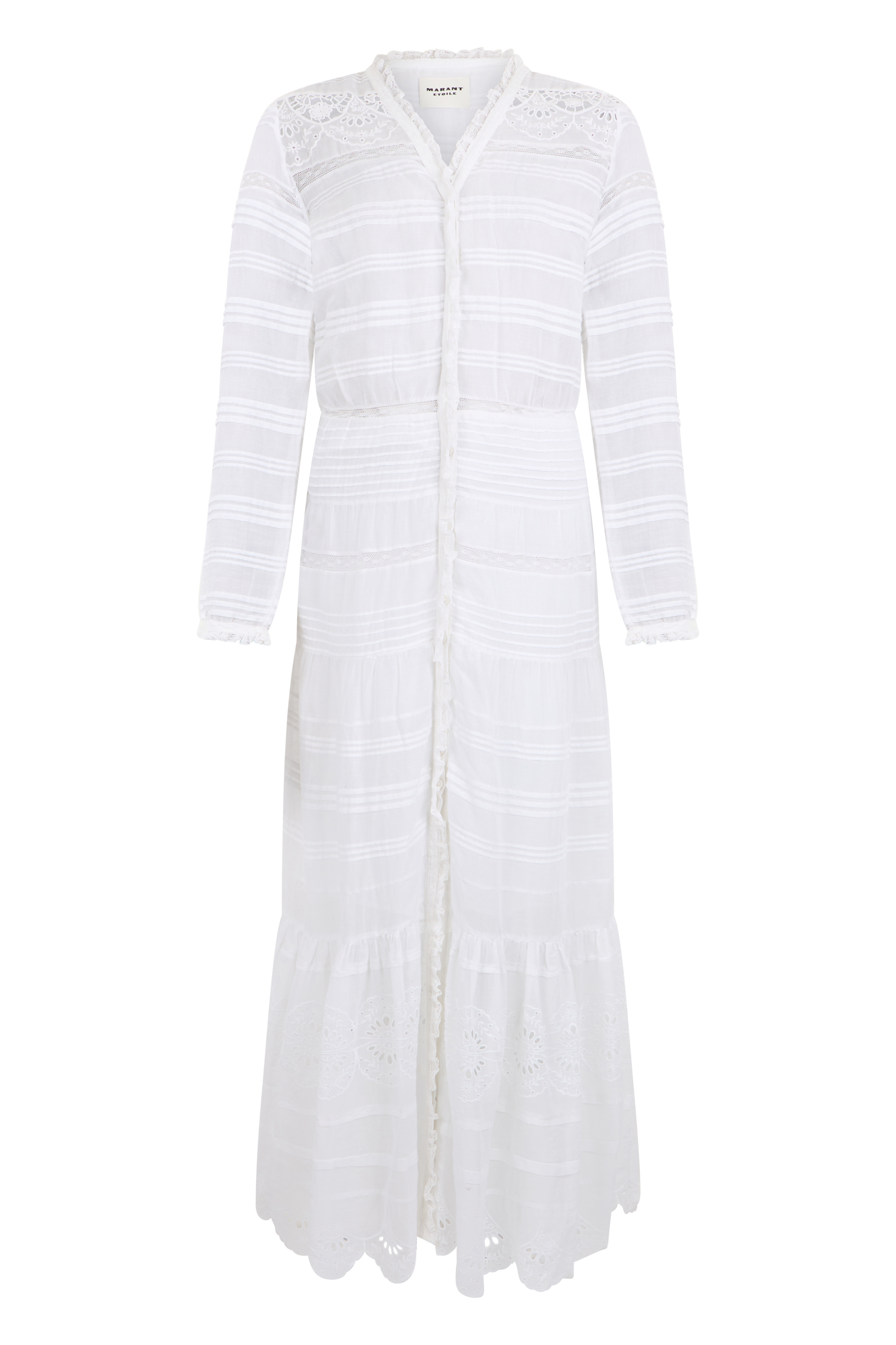 Long dress in cotton