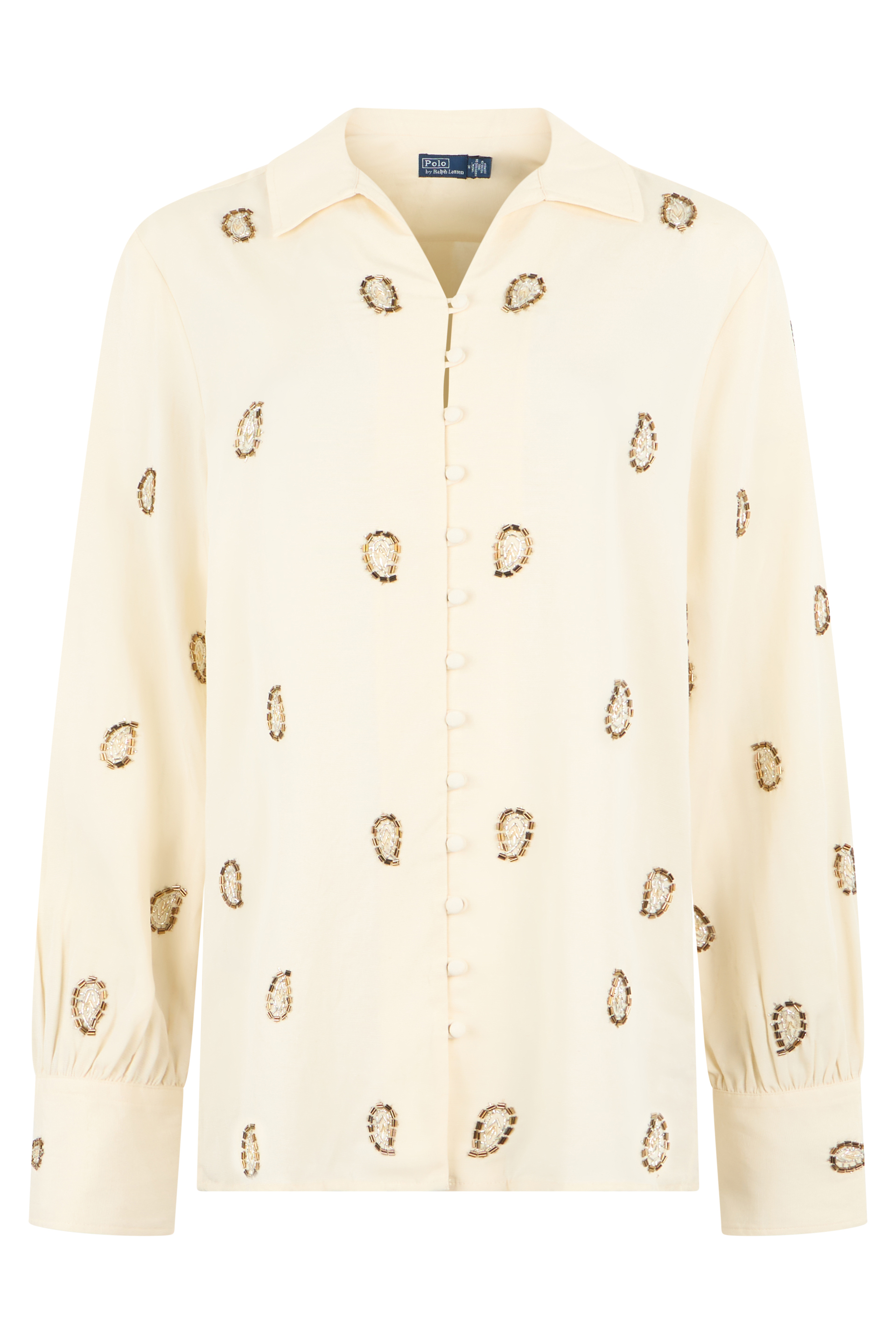 Blouse with beads