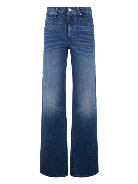 Loose jeans in cotton blend