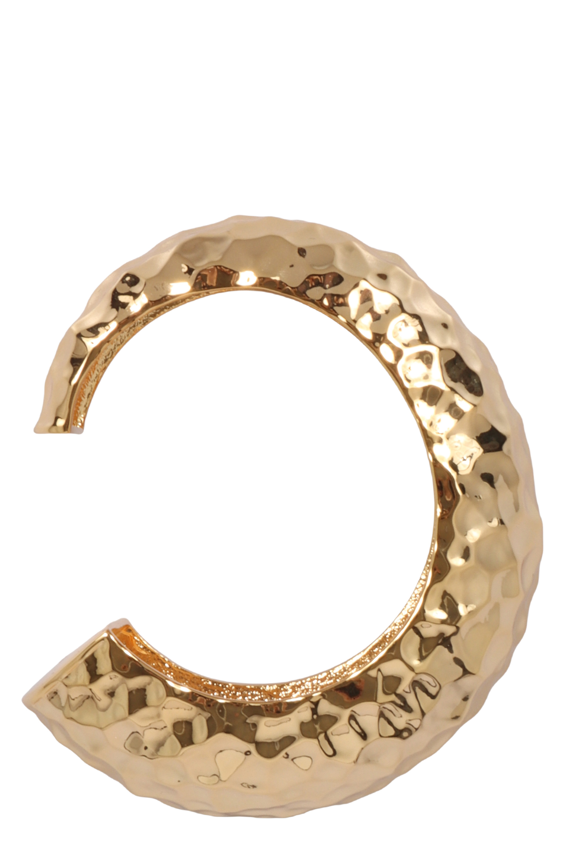 Golden metal bracelet