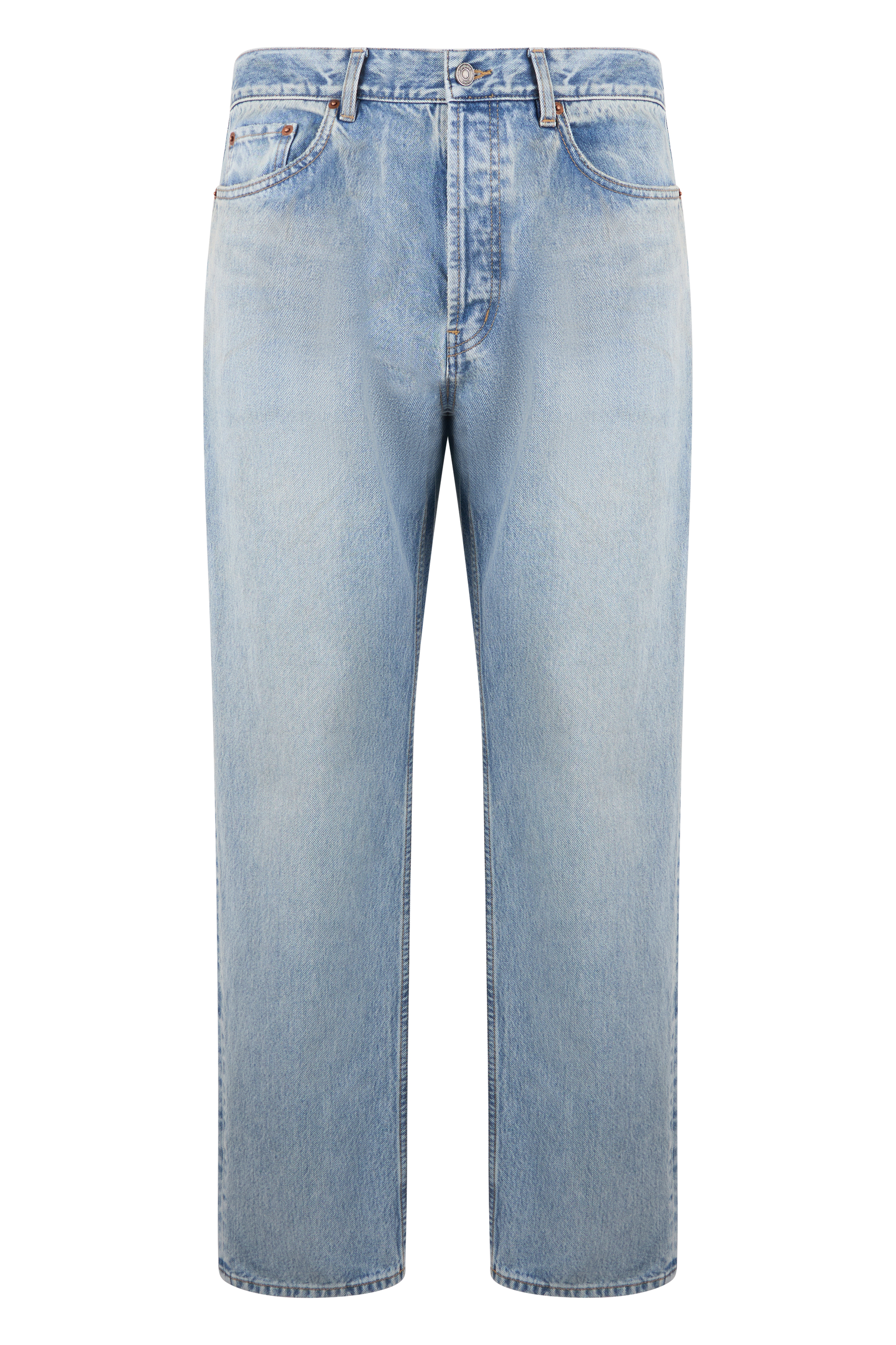 Straight jeans in denim