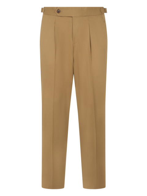Straight trousers in cotton