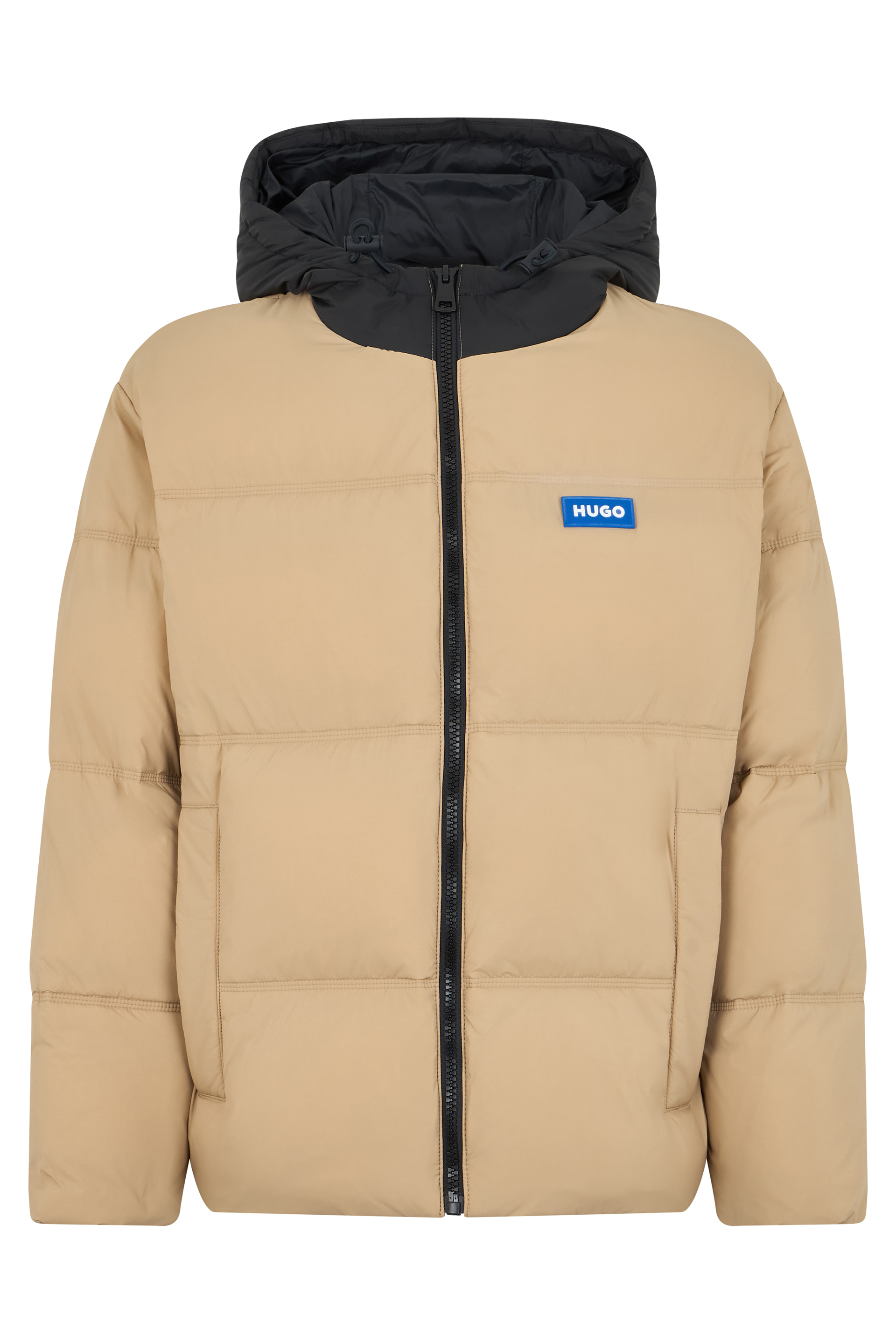 Padded jacket in water-repellent fabric