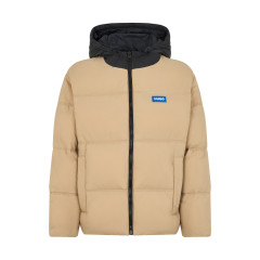 Padded jacket in water-repellent fabric