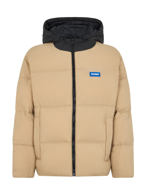 Padded jacket in water-repellent fabric