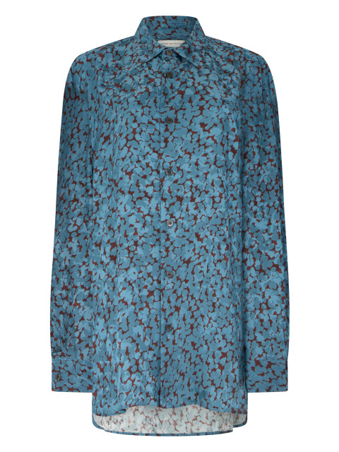 Viscose shirt with print