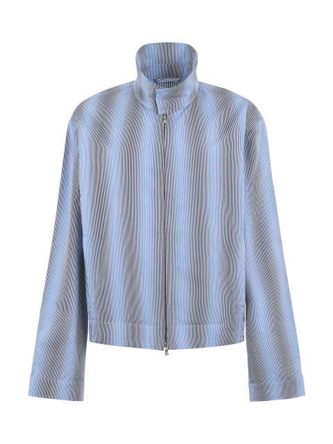 Striped cotton jacket