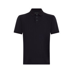 Monogram polo in cotton