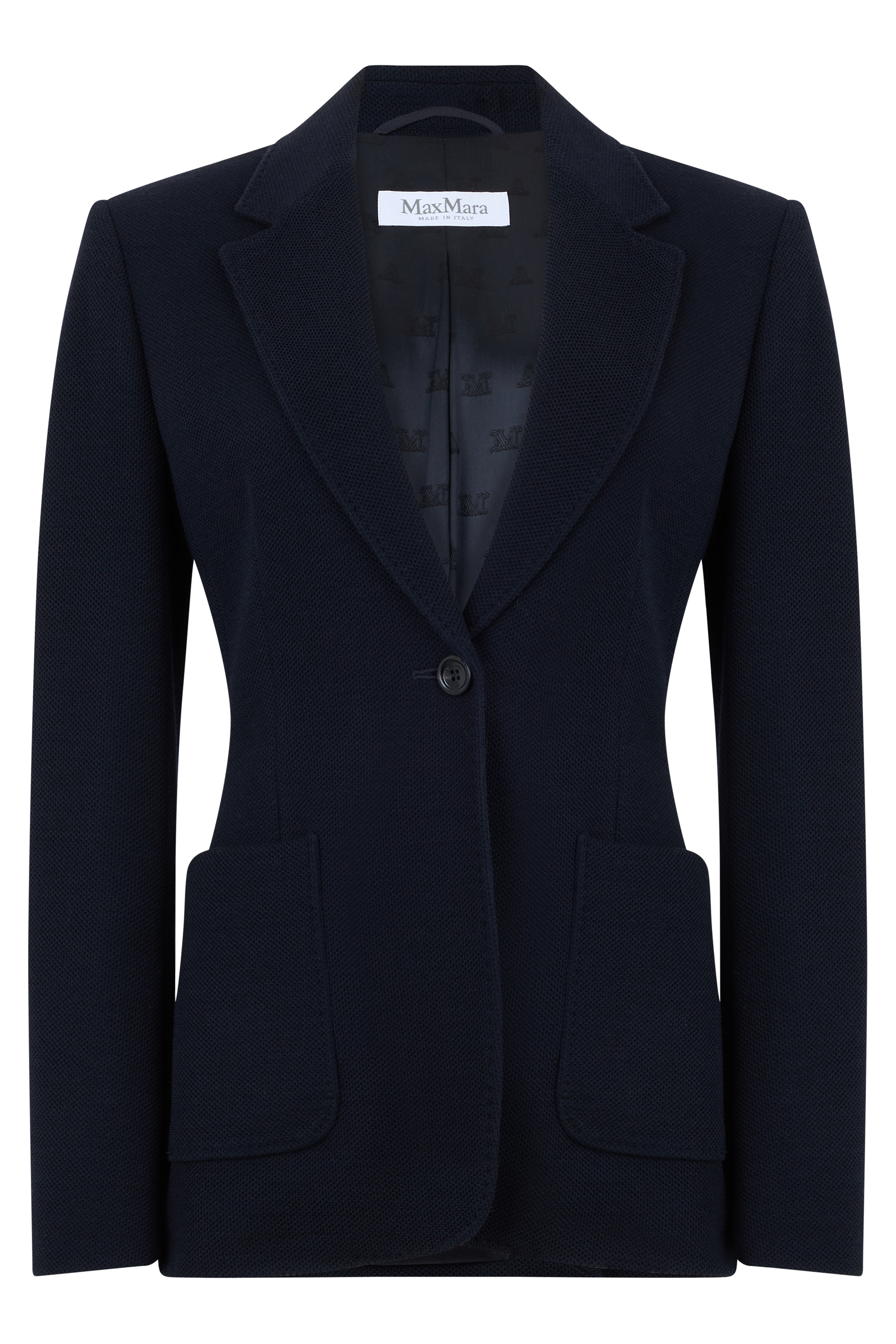 Fitted wool blazer