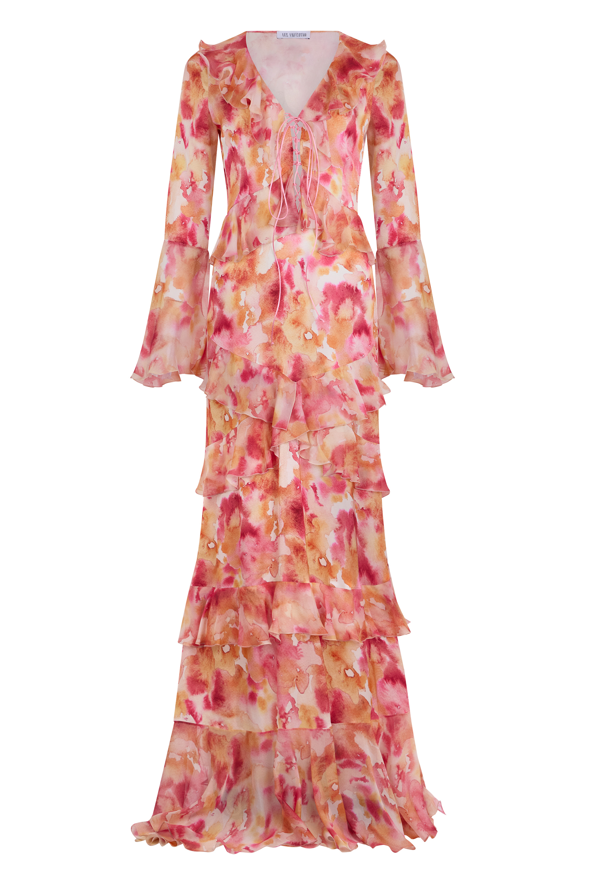 Long printed dress