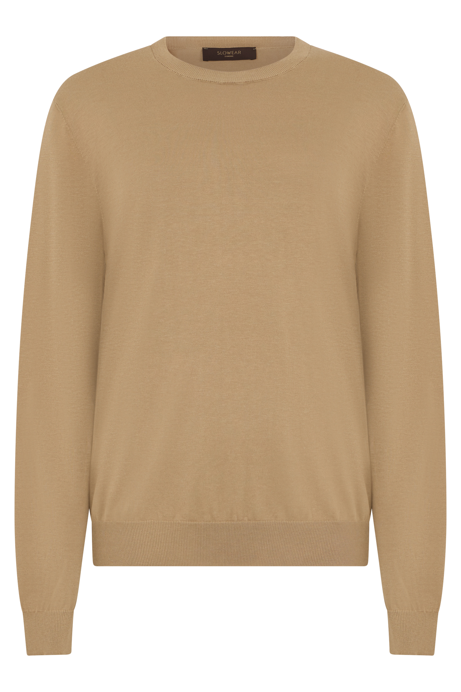 Sweater in cotton and silk