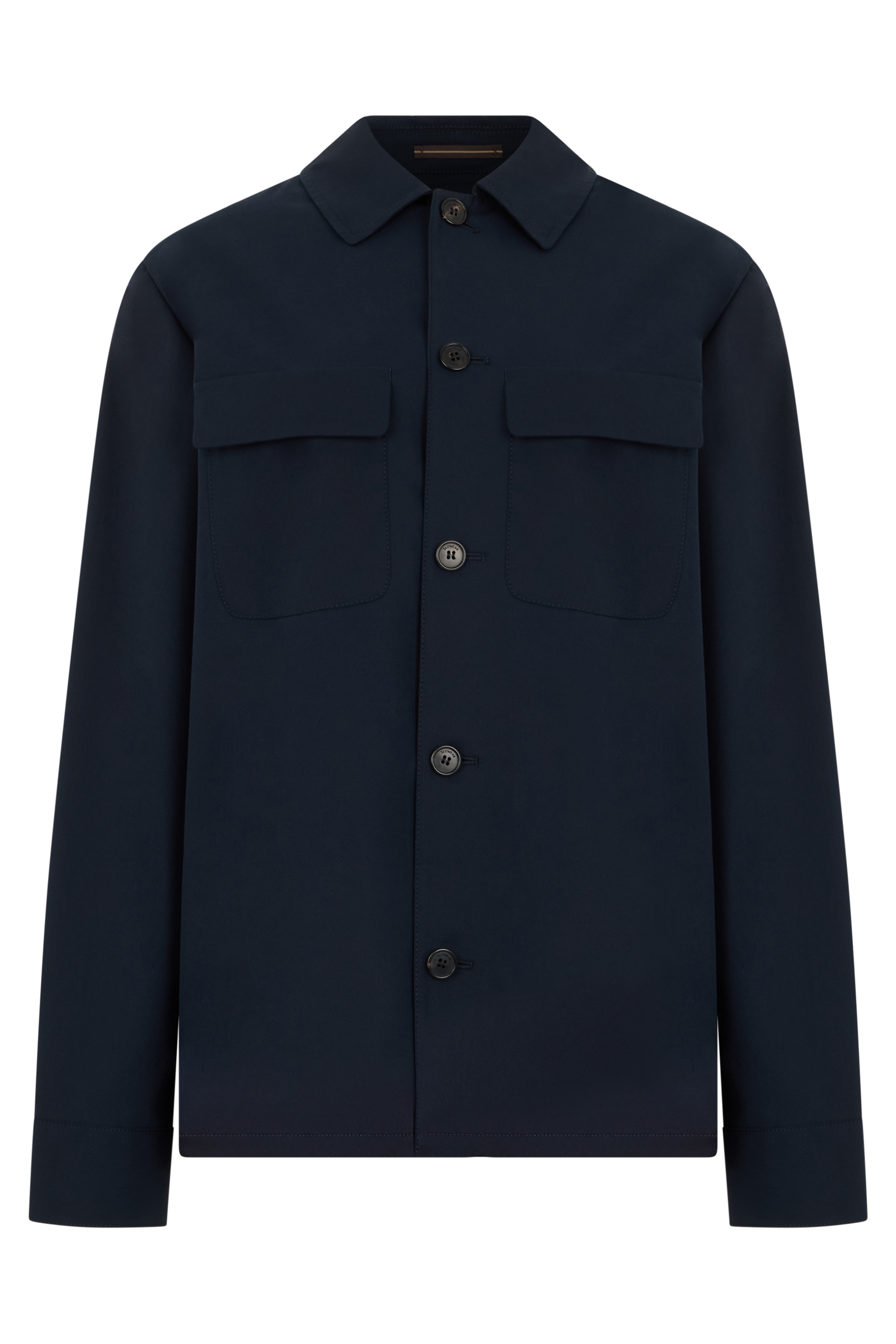 Cotton jacket with buttons