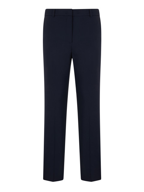 Straight trousers in wool
