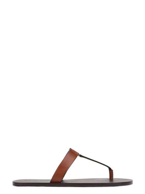 Babylon sandal in smooth leather