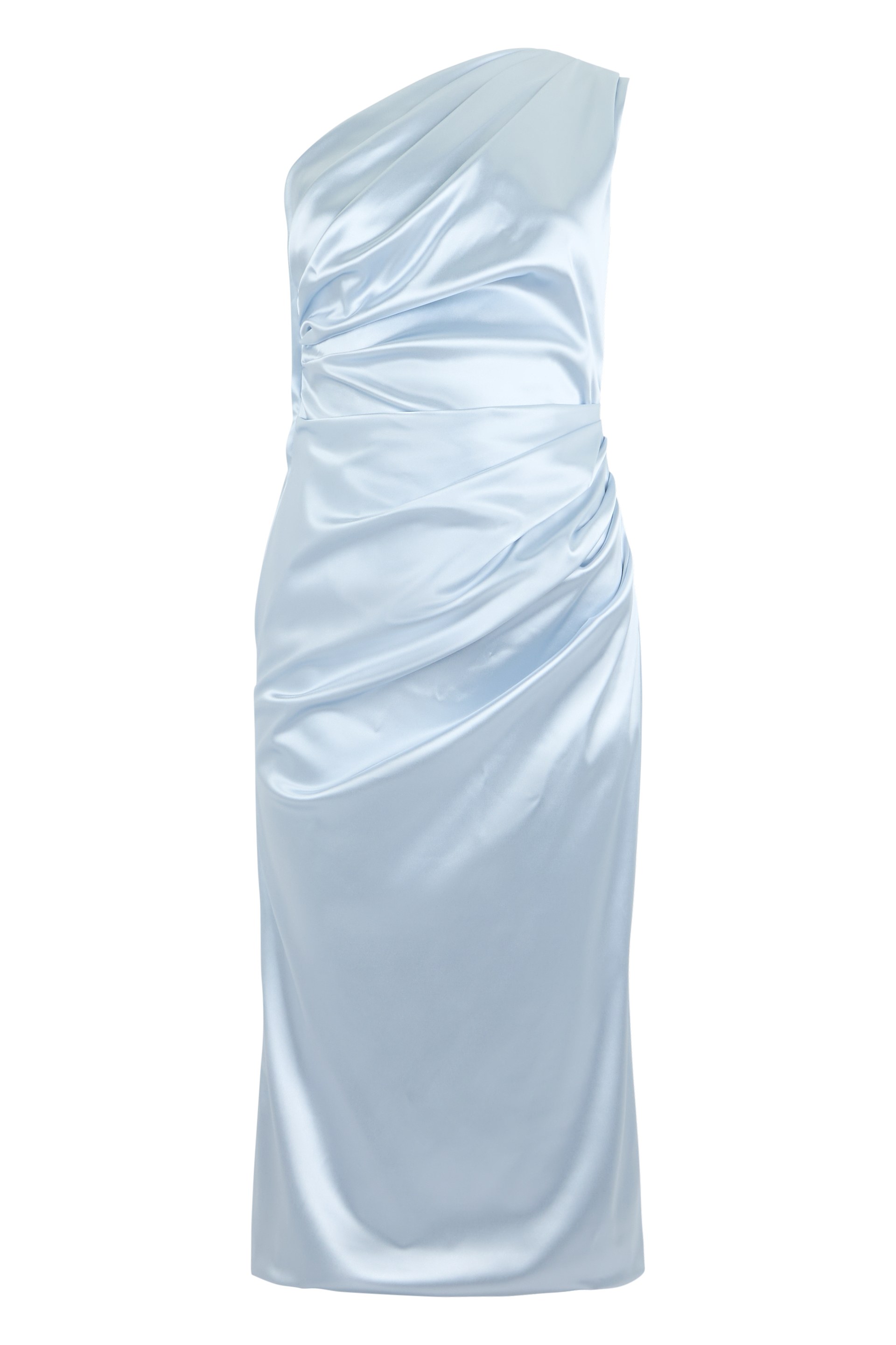 One-shoulder midi dress