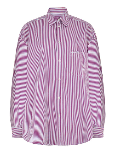 Loose striped cotton shirt