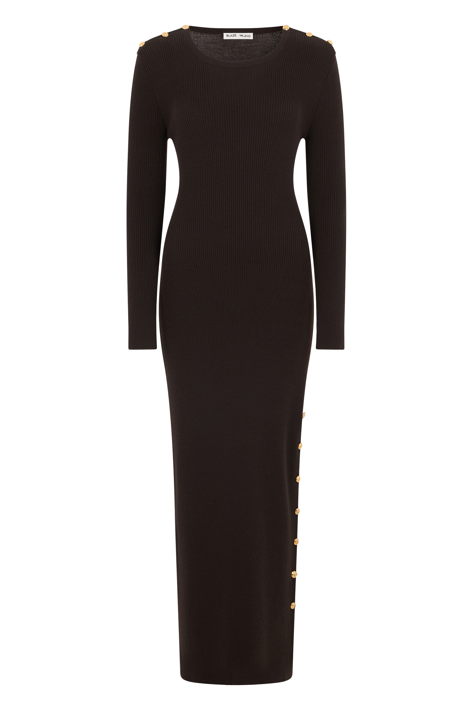 Long ribbed dress