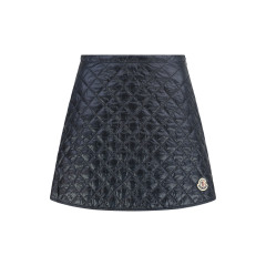 Quilted nylon skirt