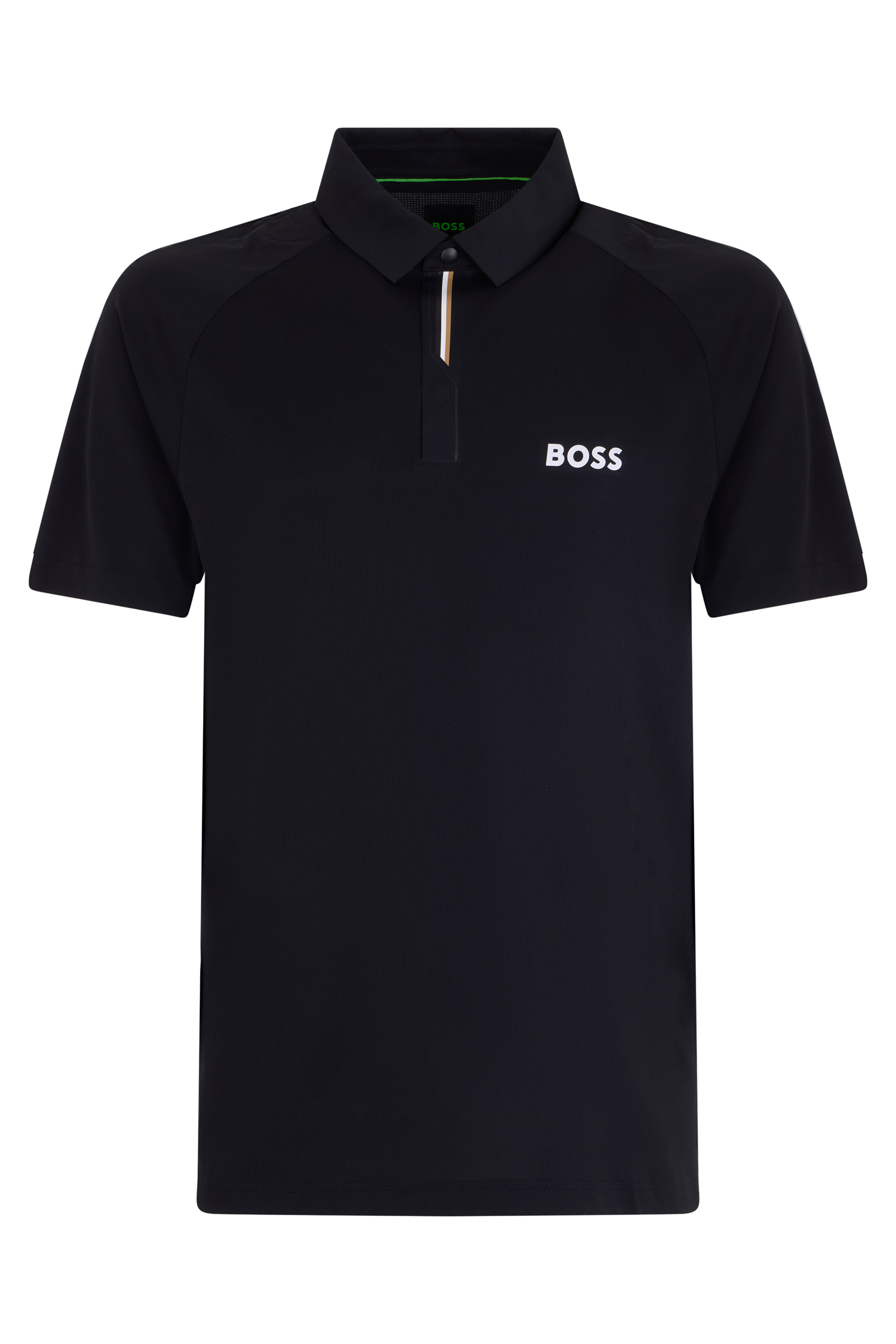 Cotton polo with short sleeves
