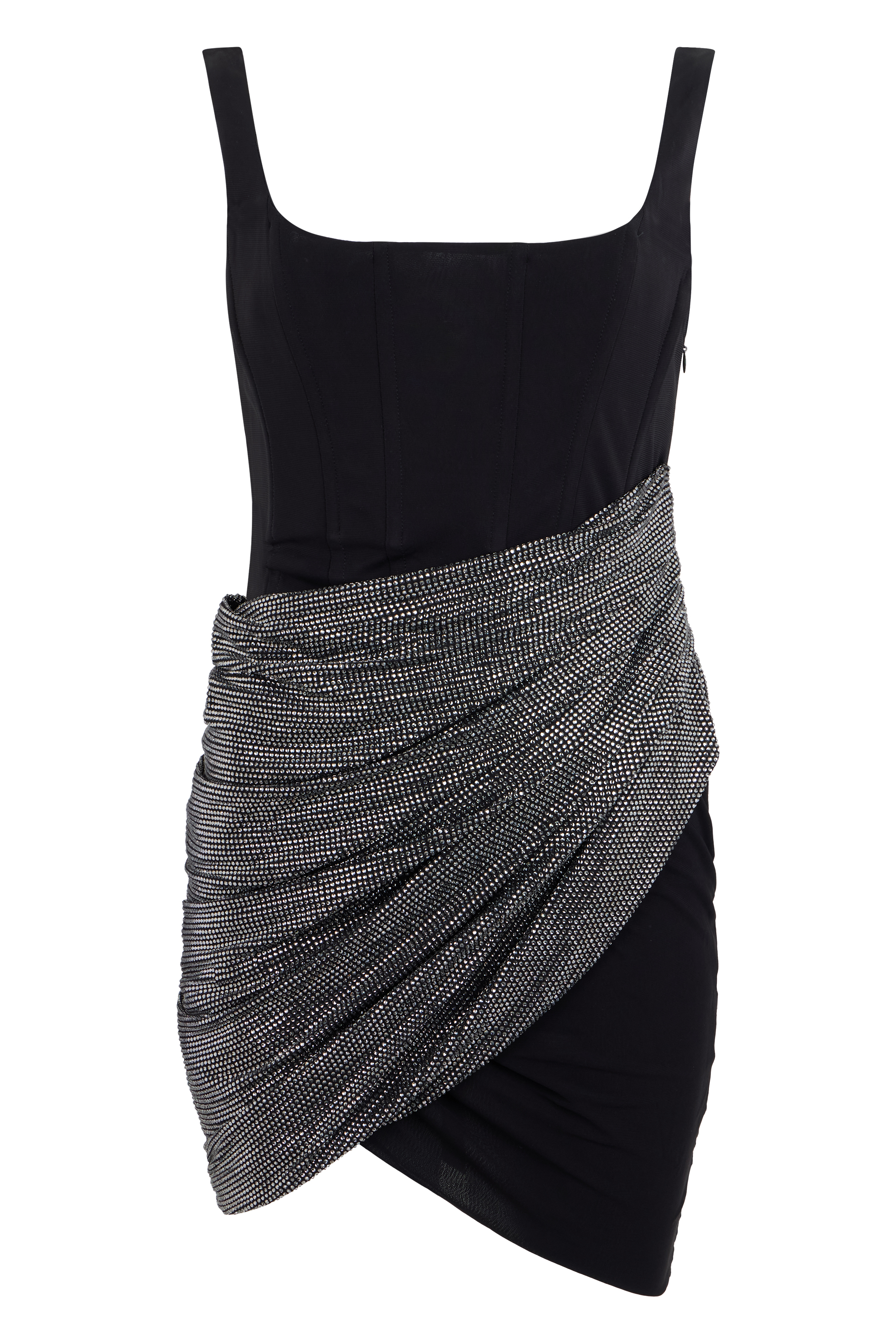 Mini dress with decoration
