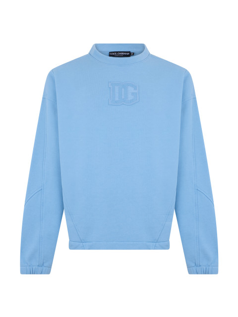 Cotton sweatshirt with logo
