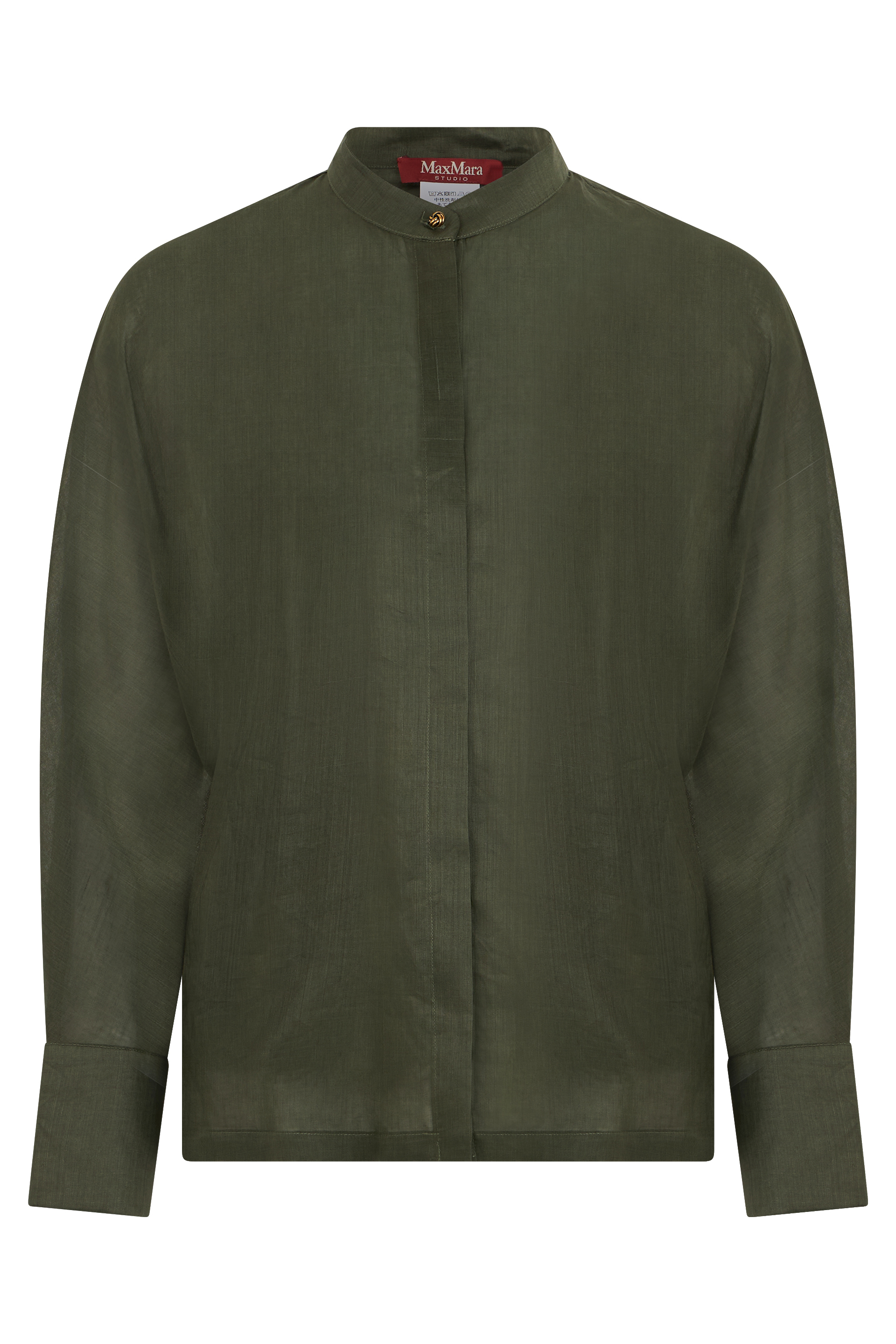 Shirt with Korean collar