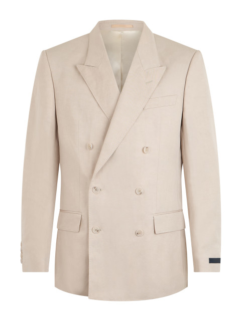Double-breasted slim fit blazer