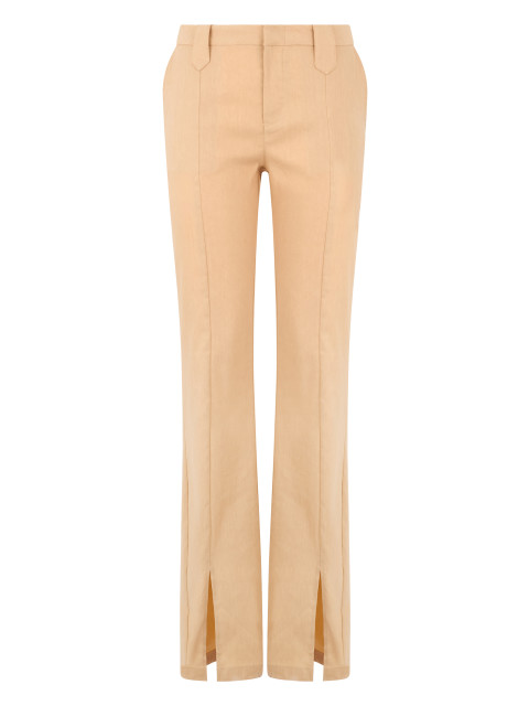 Pants with slit