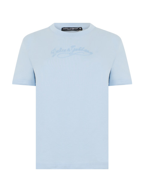 Cotton T-shirt with embroidery