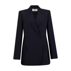 Double-breasted blazer in wool