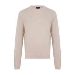 Versatile long-sleeve pullover in neutral