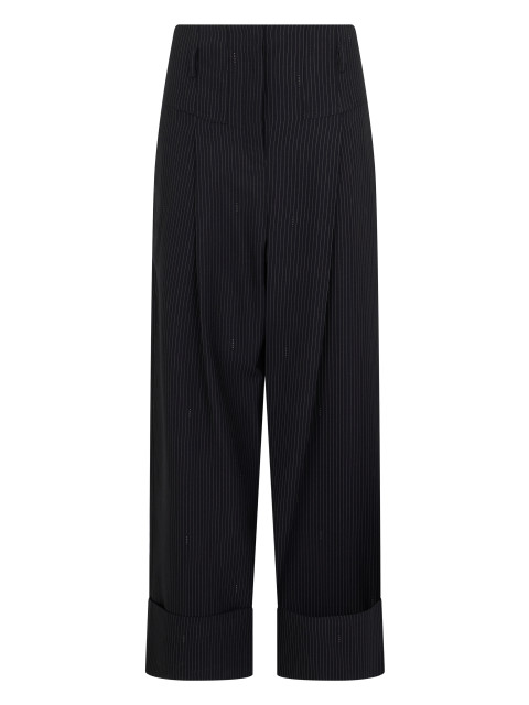 Wide Elegant Trousers in Lightweight Fabric
