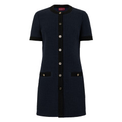 Mini dress in wool